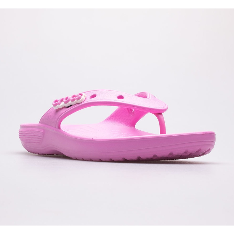 Damenhausschuhe Crocs Classic Flip 207713-6SW rosa 1