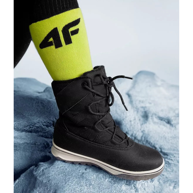 Winterstiefel für Kinder 4F 4FJAW22FSBSF005-20S schwarz 1