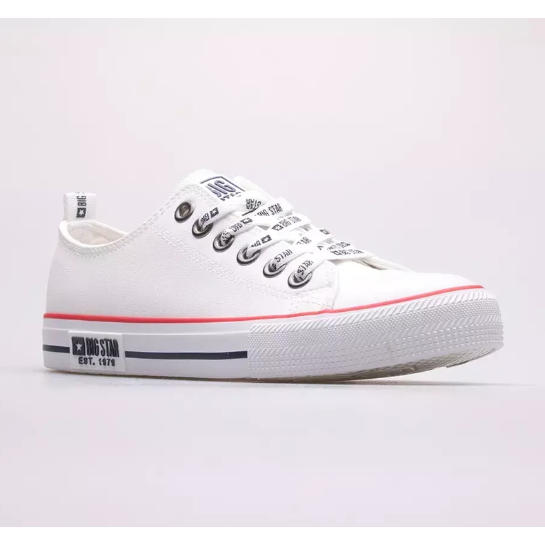 Damen Big Star KK274095 Turnschuhe weiß 1