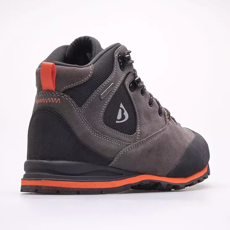BERGSON Castor Mid Stx 3.0 Trekkingschuhe für Herren braun grau 2