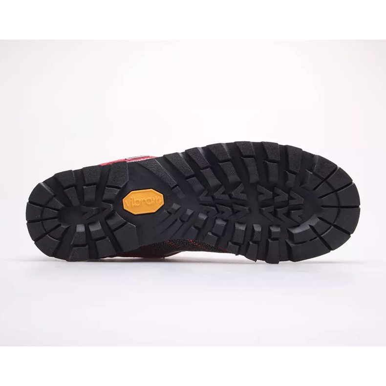 BERGSON Kadam Low Stx Trekkingschuhe für Herren schwarz rot 1