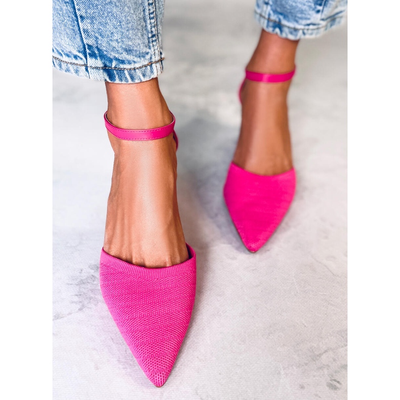 BM Absatzpumps mit Gürtel Rossi Fuchsia rosa 1