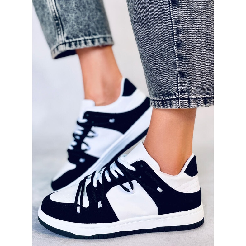 BM Panda Turnschuhe Hart WEISS/SCHWARZ weiß 1