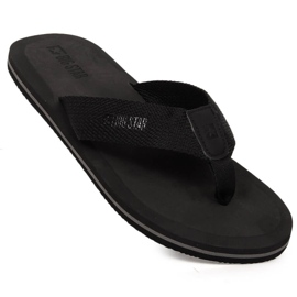 Herren Flip-Flops schwarz Big Star LL174618 1