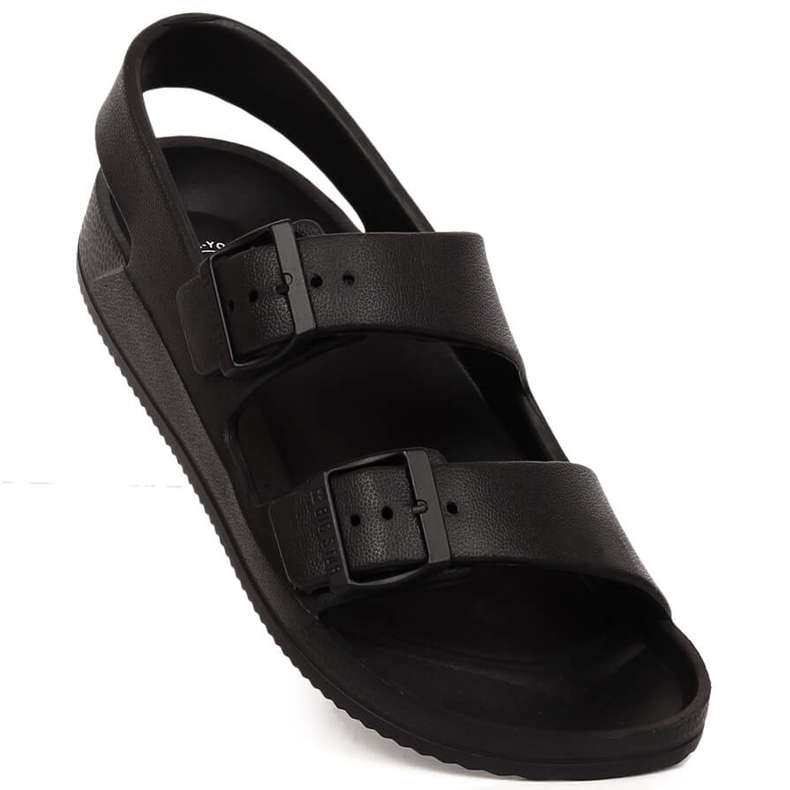 Sportliche Damensandalen aus schwarzem Schaum Big Star LL274745 1