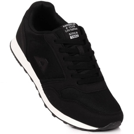 American Club 136/23 schwarzer Schnürsportschuh 1