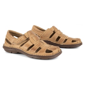Mario Pala Herren Sandalen 467 Beige 2