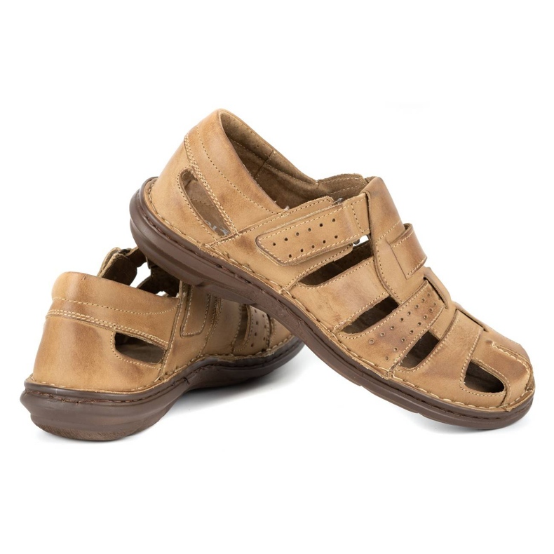 Mario Pala Herren Sandalen 467 Beige 3