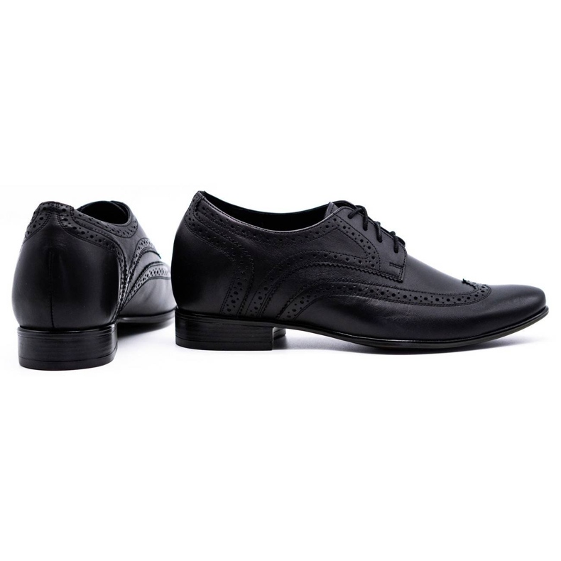 Olivier Schuhe für Herren zur Erhöhung der Sichtbarkeit 617P schwarz 3