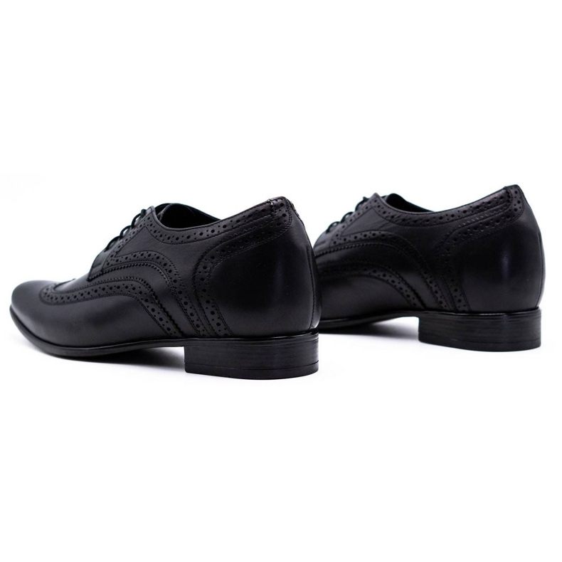 Olivier Schuhe für Herren zur Erhöhung der Sichtbarkeit 617P schwarz 4