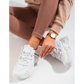 Seastar Weiße Damensneaker von Shelovet mit dicker Sohle 1