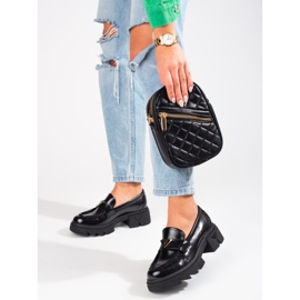 Seastar Shelovet schwarze Lackloafer für Damen 2