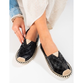 Shelovet Damen Espadrilles schwarz 2
