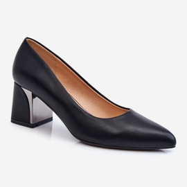 PS1 Elegante Pumps mit Absatz Schwarz Emma 2