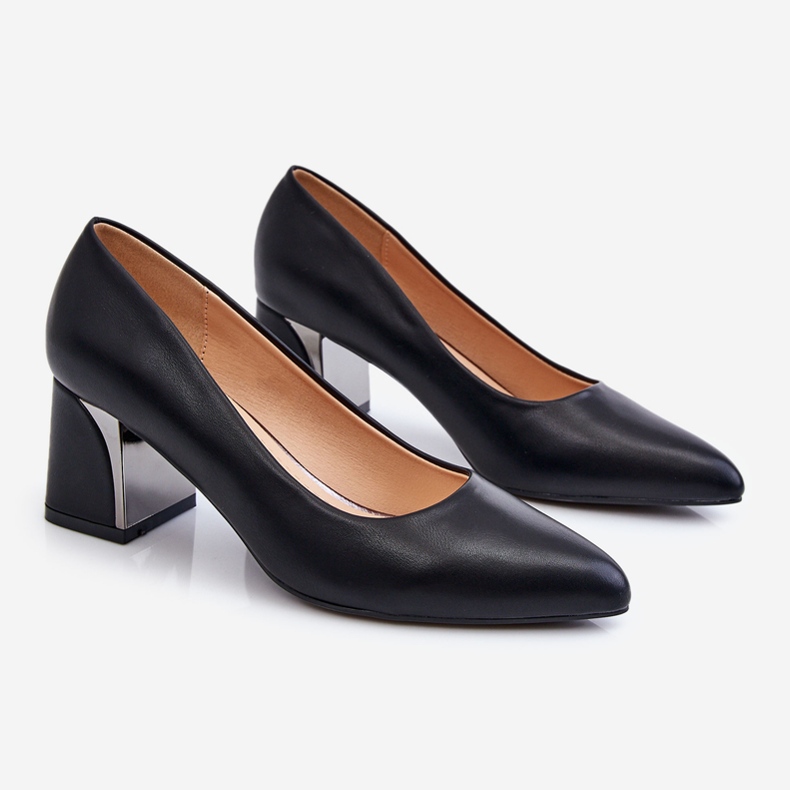 PS1 Elegante Pumps mit Absatz Schwarz Emma 1