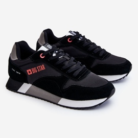 Herren Memory Foam System Big Star Sportschuhe LL174158 Schwarz 1