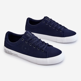 Niedrige Textil-Sneaker für Herren Big Star LL174076 Marineblau mehrfarbig 1