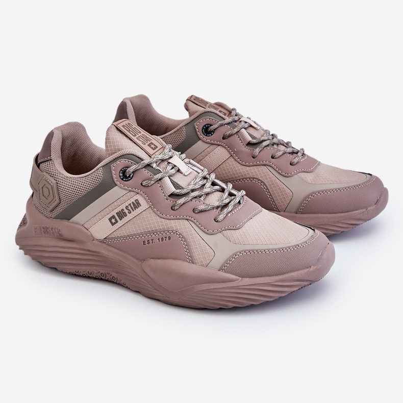 Herren Leichte Turnschuhe Memory Foam System Big Star LL174151 Beige 1