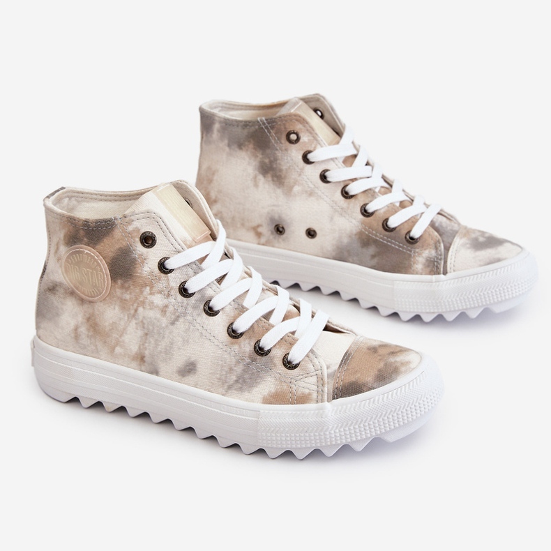 Damen Sneakers Big Star LL274047 Weiß-Grün 1