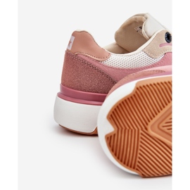 Damen Sportschuhe Sneakers Big Star LL274438 Rosa-Weiß 1