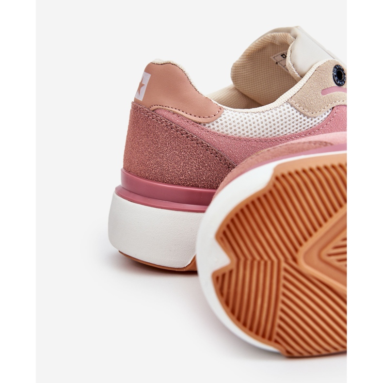 Damen Sportschuhe Sneakers Big Star LL274438 Rosa-Weiß 1