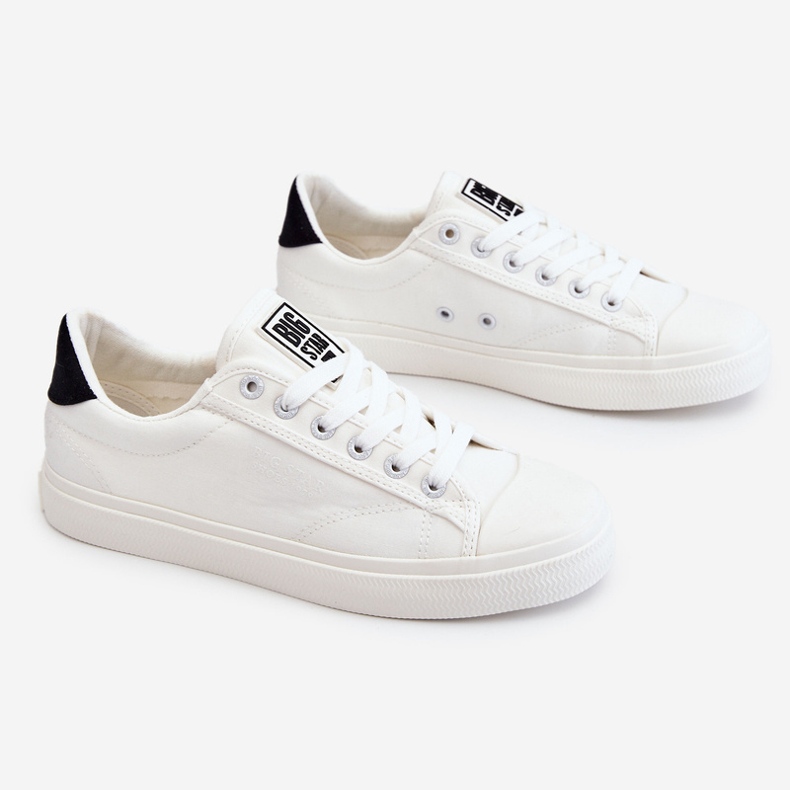 Klassische Low Sneakers Big Star LL274091 Weiß 1