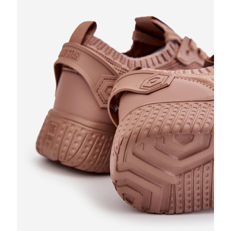 Bequemer Damen-Sneaker Memory Foam System Big Star LL274416 Hellbraun 1