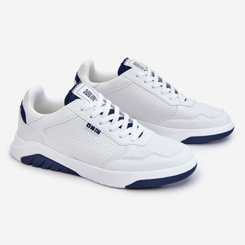 Herren Memory Foam Big Star Sportschuhe JJ174318 Weiß 1