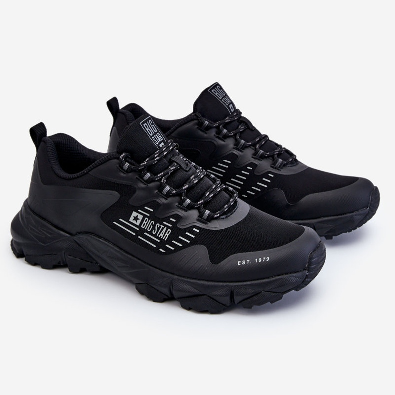 Herren Classic Memory Foam System Big Star Sportschuhe LL174127 Schwarz 1