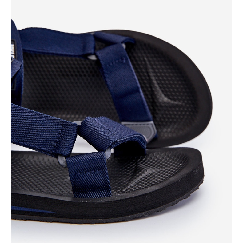 Herren Sandalen mit Klettverschluss Big Star DD174718 Marineblau 1