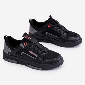 Damen Cross Jeans Low Sneakers LL2R4012C Schwarz 2