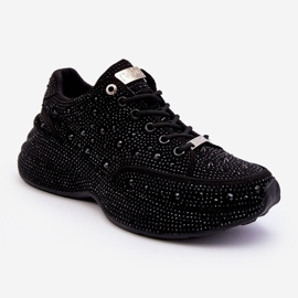 Damen-Plateau-Turnschuhe GOE JJ2N4058 Schwarz 8