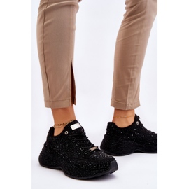 Damen-Plateau-Turnschuhe GOE JJ2N4058 Schwarz 12