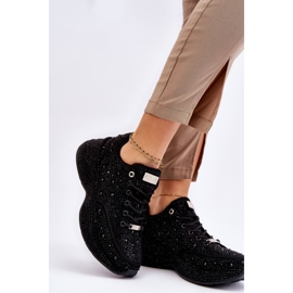 Damen-Plateau-Turnschuhe GOE JJ2N4058 Schwarz 14