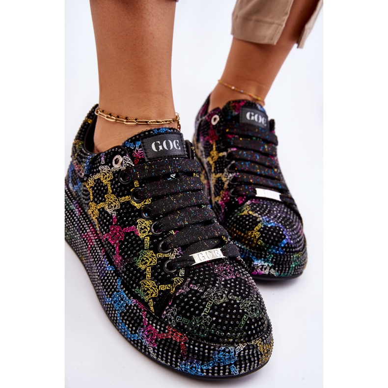 Damen Sportschuhe mit Jets GOE LL2N4010 Schwarz 1