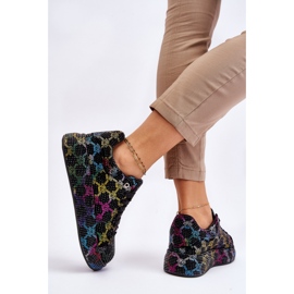 Damen Sportschuhe mit Jets GOE LL2N4010 Schwarz 2