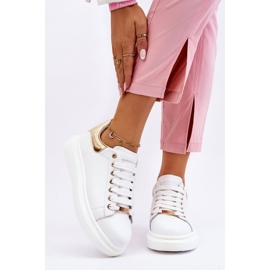 Damen Sportschuhe GOE LL2N4011 Weiß-Gold 2