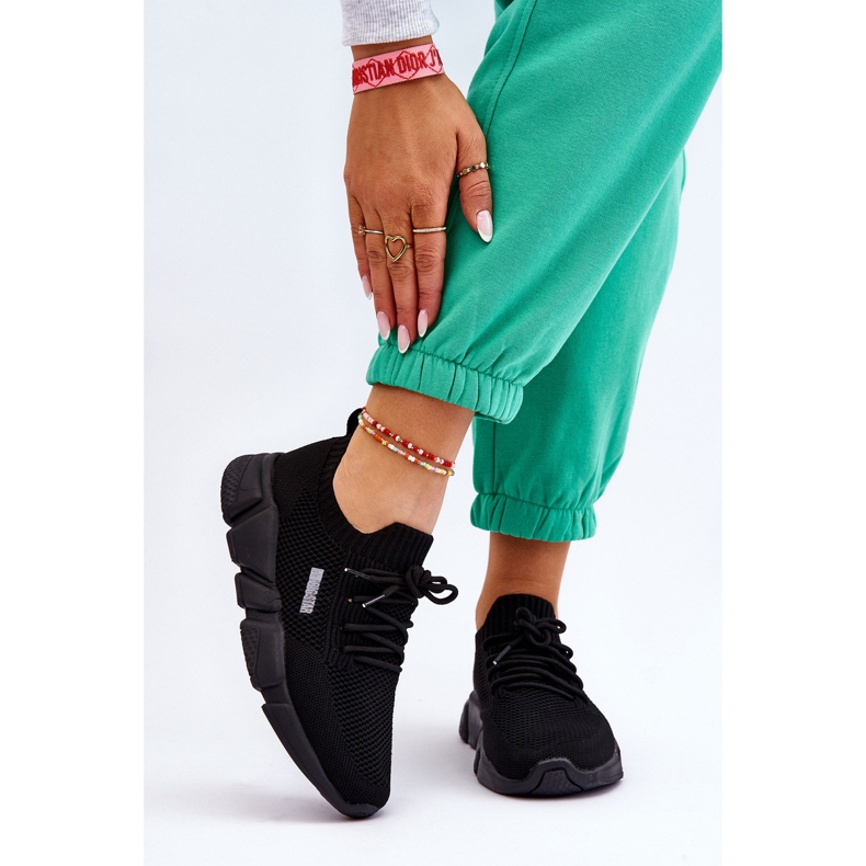 Damen Leichte Turnschuhe Memory Foam System Big Star JJ274269 Schwarz 1