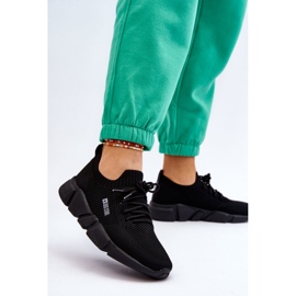 Damen Leichte Turnschuhe Memory Foam System Big Star JJ274269 Schwarz 2