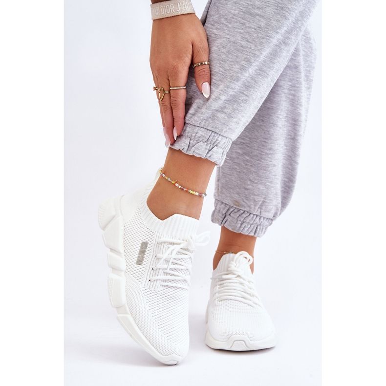 Damen Leichte Turnschuhe Memory Foam System Big Star JJ274268 Weiß 1