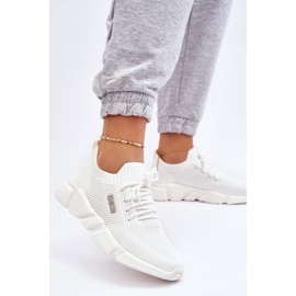 Damen Leichte Turnschuhe Memory Foam System Big Star JJ274268 Weiß 2