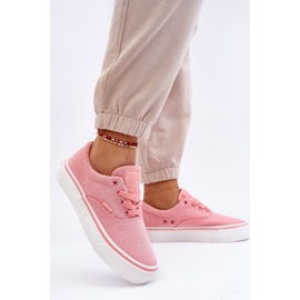 Big Star Fabric Plateau Sneakers LL274147 Rosa 2