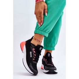 Modische Memory Foam System Big Star Sportschuhe LL274318 Schwarz 2