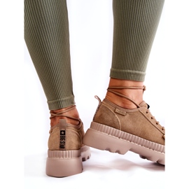 Wildleder Sportschuhe Big Star KK274511 Beige 2