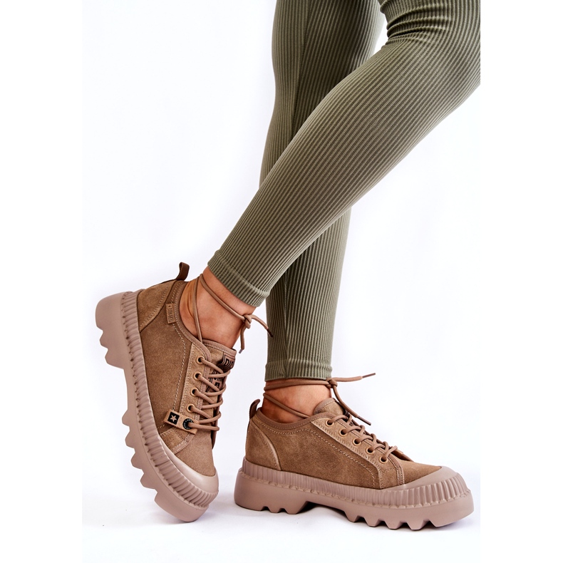 Wildleder Sportschuhe Big Star KK274511 Beige 1