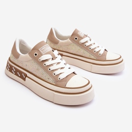 Damen Sneakers mit Jets GOE LL2N4055 Beige 1
