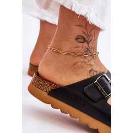 Klassische Damen Big Star Hausschuhe LL274477 Schwarz 3