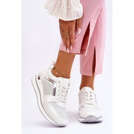 PG1 Sportschuhe mit niedrigem Keil aus weißem Braylen-Leder 1