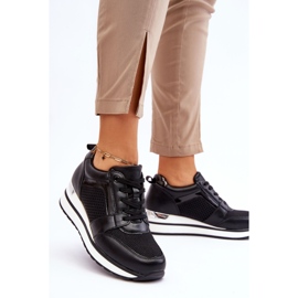 PG1 Sportschuhe aus schwarzem Braylen-Leder mit niedrigem Keil 2