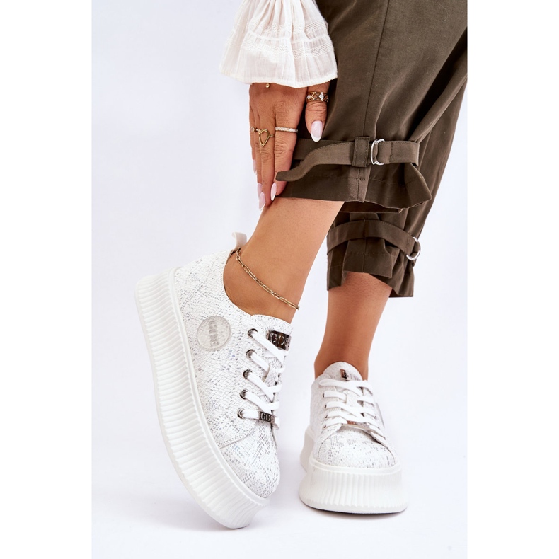 Damen Turnschuhe Sportschuhe GOE JJ2N4126 Weiß 2